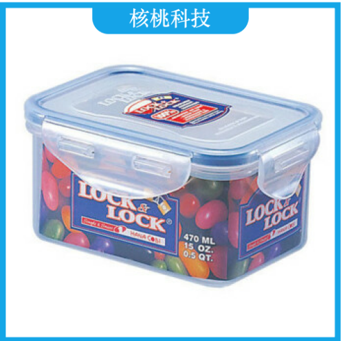 乐扣乐扣（LOCK&LOCK）HPL815D 塑料保鲜盒饭盒微波炉便当盒冰箱食品盒 1.1L长方形