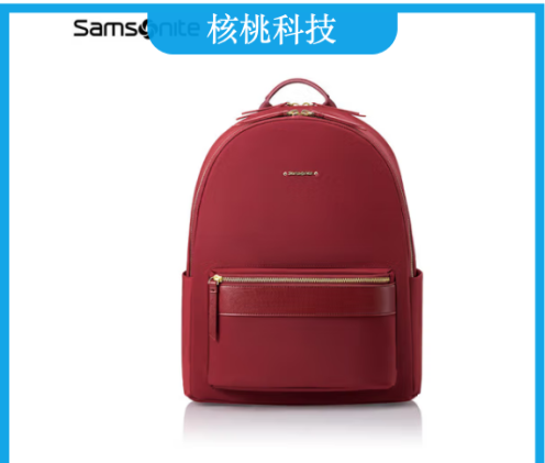 Samsonite/新秀丽电脑包15.6英寸男女双肩背包书包商务背包旅行包36B 黑色