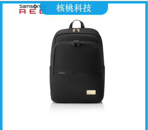 新秀丽（Samsonite）双肩包电脑包14英寸女背包书包商务旅行包韩版迷你GV1 黑色